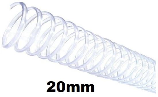 Foto de Espiral para anillar 20mm para 120 hojas