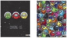 Foto de Cuaderno 19.5x24 48 hojas rayadas Mooving Among Us