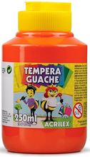Foto de Témpera Acrilex pote 250g naranja