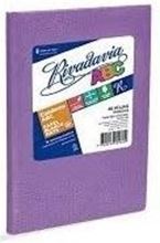 Foto de Cuaderno 19x23 48 hojas rayadas lila ABC Rivadavia
