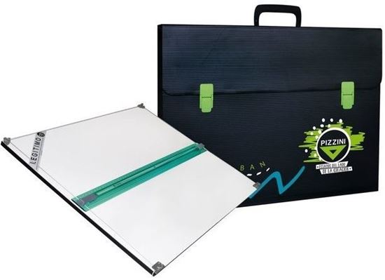 Foto de Tablero Pizzini 50x60 con paralelas y maletín