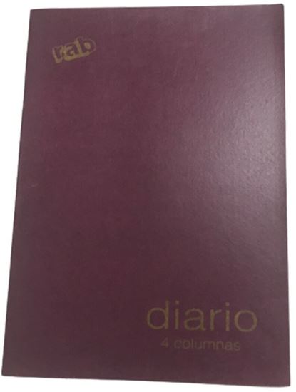 Foto de Libro diario Rab tapa blanda 4 columnas 40 hojas