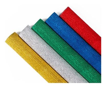 Foto de Papel crepé metalizado 200x50