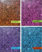 Foto de Cuaderno 19x23 50 hojas rayadas Triunfante Doodle Color