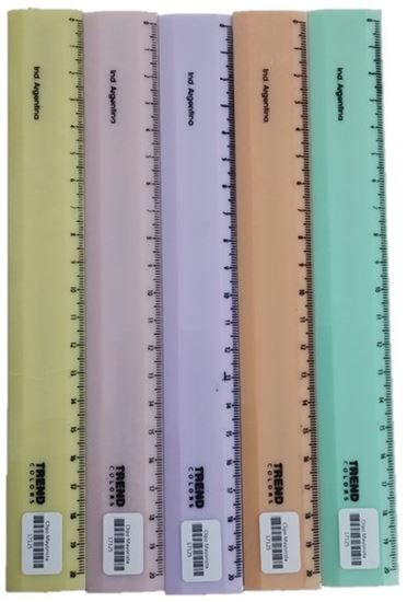 Foto de Regla 20cm Liggo pastel