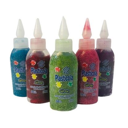 Foto de Adhesivo sintético con brillo Plasticola 38g