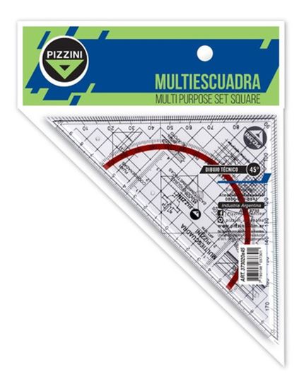 Foto de Escuadra 20 cm 45º Pizzini multiescuadra