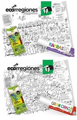 Foto de Lámina para colorear Pizzini con 12 lápices de colores
