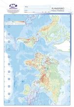 Foto de Mapa N5 Planisferio físico político