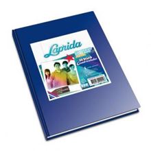 Foto de Cuaderno 16x21 194 hojas rayadas azul Laprida