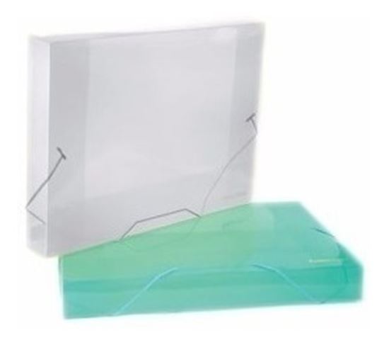 Foto de Caja de archivo Lama plástica oficio con elástico 2.5cm