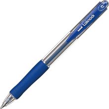 Foto de Bolígrafo Uni Laknock 0.7 retráctil azul