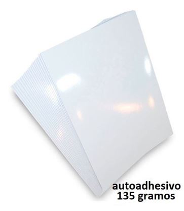 Foto de Papel fotográfico A4 autoadhesivo 135g (precio por hoja)