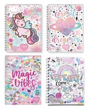 Foto de Cuaderno espiralado 16x21 tapa dura 80 hojas rayadas Mooving Quitapesares