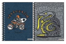Foto de Cuaderno espiralado A4 tapa dura 120 hojas rayadas Mooving camaron br