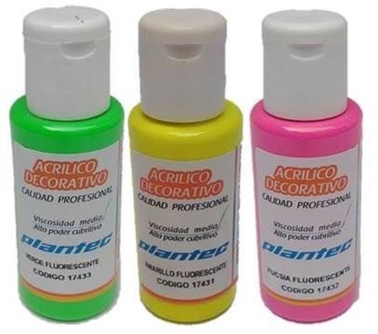 Foto de Acrílico Plantec flúo 50ml