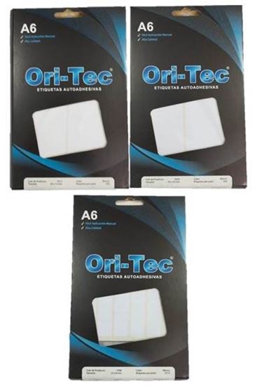 Foto de Etiquetas Oritec x30 planchas