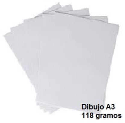 Foto de Papel de dibujo A3 118g x unidad