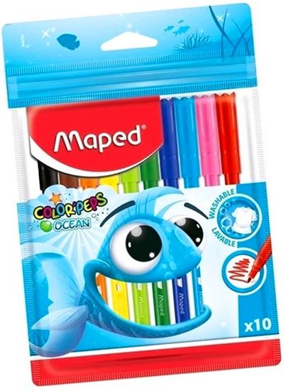 Foto de Fibras Maped Ocean largas x10