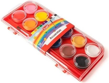 Foto de Acuarela Trabi x12 colores con tapa