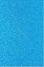 Foto de Goma eva glitter adhesiva A4 celeste