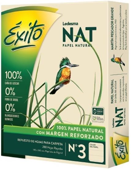 Foto de Repuesto escolar Éxito natural 288 hojas rayadas con márgen