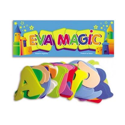 Foto de Juego Eva Magic letras de goma eva imprenta mayúscula