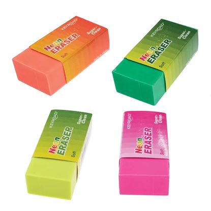 Foto de Goma lápiz Keyroad mini neón