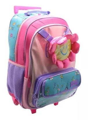 Foto de Mochila carro Cresko 16" Flor ck805