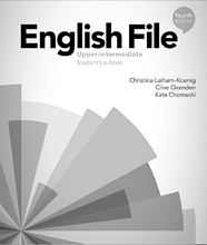 Foto de English File Upper-Intermediate 5th Edition Student's Book blanco y negro anillado
