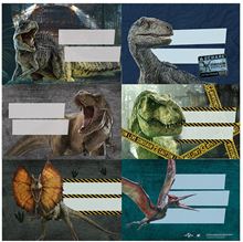 Foto de Etiquetas escolares plancha x12 Mooving Jurassic World
