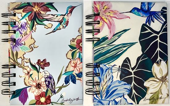 Foto de Cuaderno espiralado A6 tapa dura 80 hojas rayadas Anabella Jacob